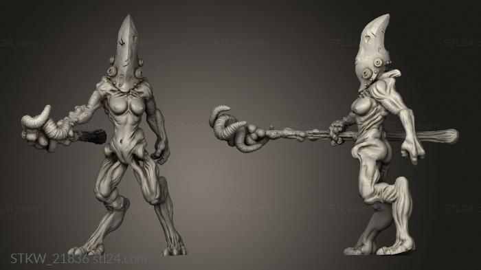 Military figurines (Through Goblin Dual Goblins weapons Duncan Shadow, STKW_21836) 3D models for cnc