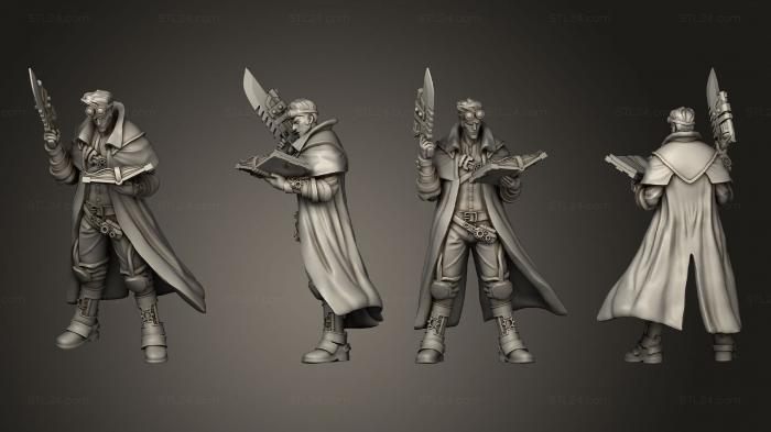 Military figurines (Adventurer Isaac Book, STKW_2185) 3D models for cnc