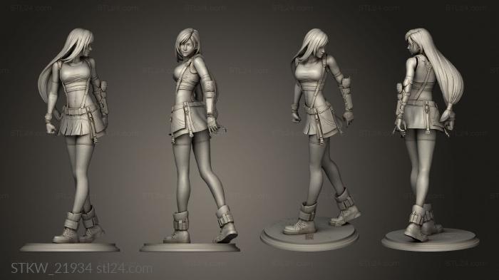 Military figurines (Tifa, STKW_21934) 3D models for cnc