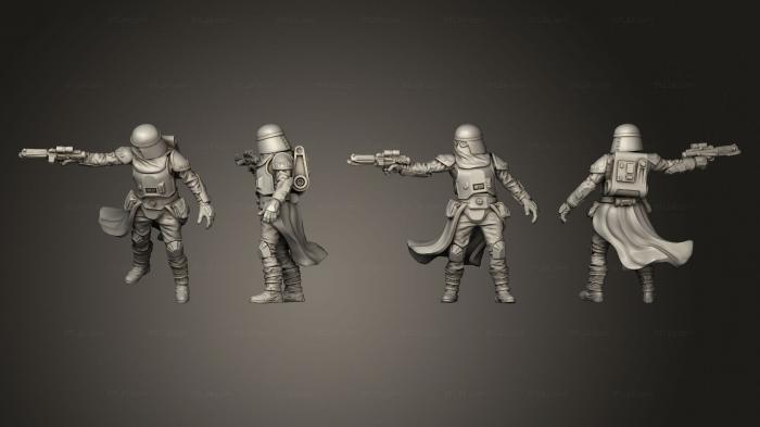 Military figurines (AEATROOPER POSE 06, STKW_2199) 3D models for cnc