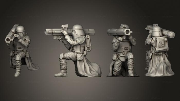 Military figurines (AEATROOPER POSE 09, STKW_2200) 3D models for cnc