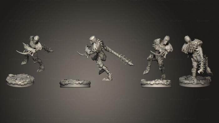 Military figurines (Affliction Pose 2, STKW_2215) 3D models for cnc