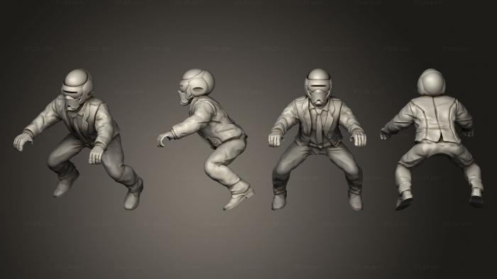 Military figurines (AGENT B KR 3, STKW_2227) 3D models for cnc