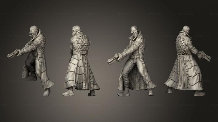 Military figurines (Agent Quinn Lamonte Lamonteb 02, STKW_2234) 3D models for cnc