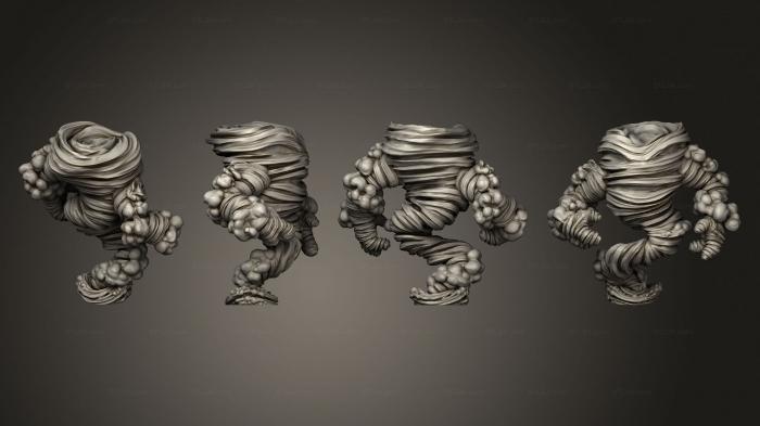 Military figurines (Air Elemental Airelemental pose 1, STKW_2241) 3D models for cnc