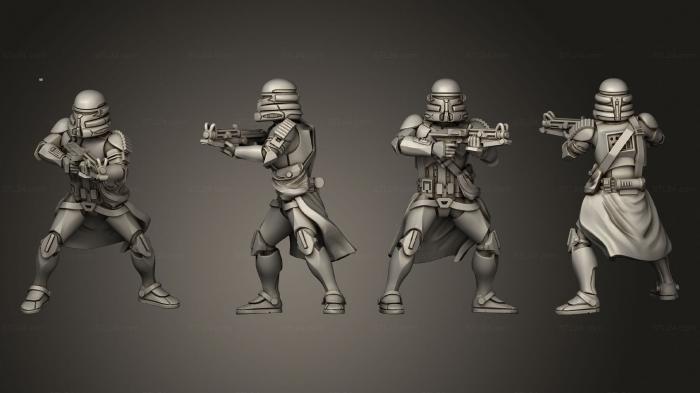 Military figurines (Airborne Squad 2, STKW_2247) 3D models for cnc