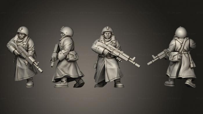 Military figurines (AK 47 Soldier 03, STKW_2260) 3D models for cnc