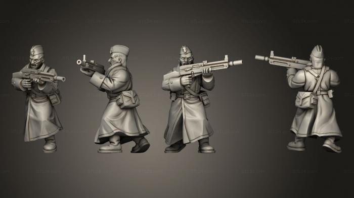 Military figurines (AK 47 Soldier 08, STKW_2264) 3D models for cnc