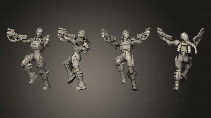 Military figurines (Akira Assault ist smaller option, STKW_2270) 3D models for cnc