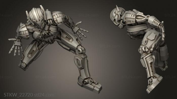 Military (Ультиматронный БЕСПИЛОТНИК Ultron, STKW_22720) 3D модель для ЧПУ станка