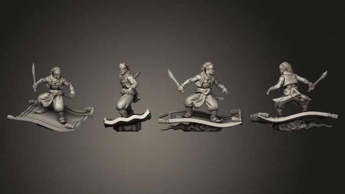 Military figurines (Aladdin Flying v 3, STKW_2275) 3D models for cnc
