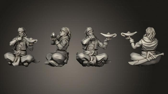 Military figurines (Aladdin Lamp, STKW_2278) 3D models for cnc