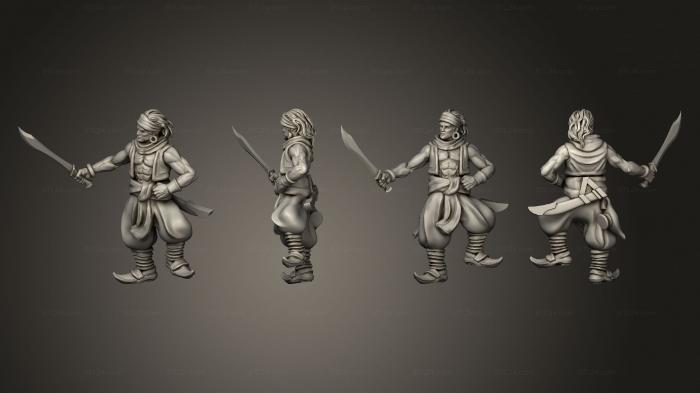 Military figurines (Aladdin, STKW_2279) 3D models for cnc
