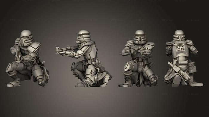Military figurines (Alpha Class ARC Squad Carbine 3, STKW_2335) 3D models for cnc