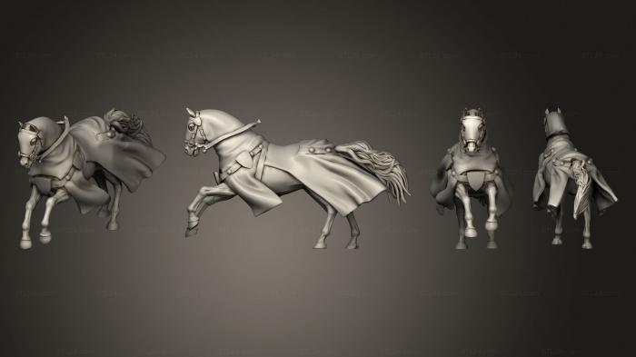 Статуэтки военные (Альтернативная Лошадь 2, STKW_2341) 3D модель для ЧПУ станка