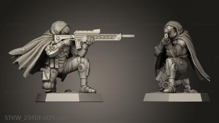 War for Humanity Miniatures Marine Sniper