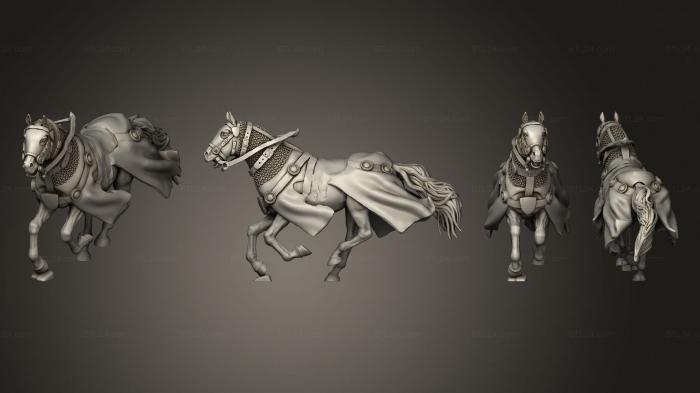 Military figurines (Alternative Horse 4, STKW_2343) 3D models for cnc