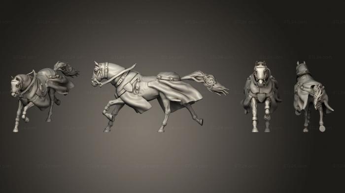 Статуэтки военные (Альтернативная Лошадь 5, STKW_2344) 3D модель для ЧПУ станка