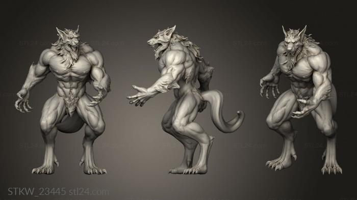 werewolf sculpt