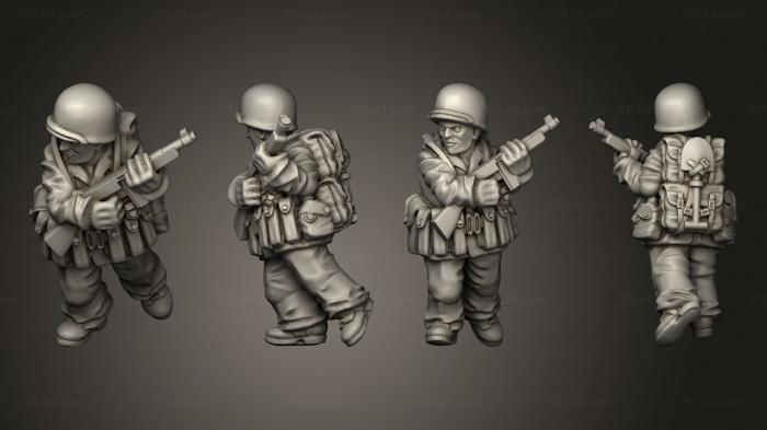 Military figurines (ALTERNATIVE NCO 34, STKW_2347) 3D models for cnc