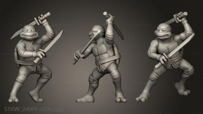 Military figurines (Young Fighting Heroes, STKW_24099) 3D models for cnc