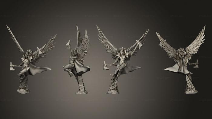 Military figurines (Angel A 01, STKW_2455) 3D models for cnc