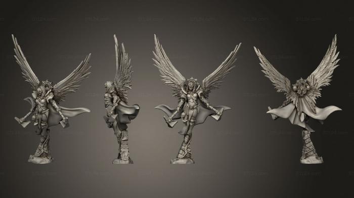 Military figurines (Angel A 02, STKW_2456) 3D models for cnc