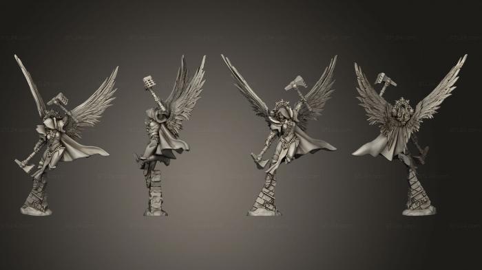 Military figurines (Angel A 04, STKW_2458) 3D models for cnc