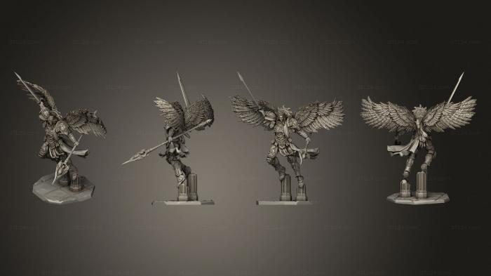 Military figurines (Angel Of Glory One Single, STKW_2462) 3D models for cnc