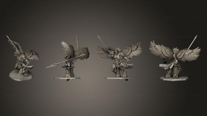Military figurines (Angel Of Glory One, STKW_2463) 3D models for cnc