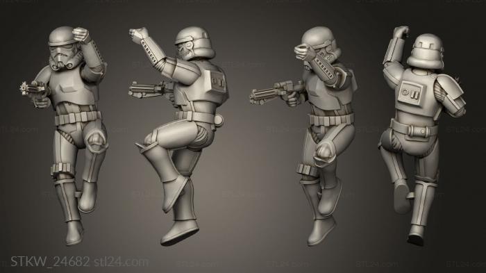 Military figurines (transport repelling, STKW_24682) 3D models for cnc