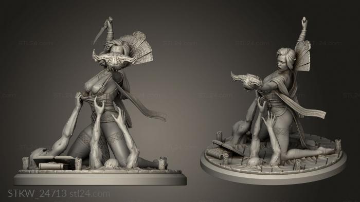 Alara The Ritual statue sfw