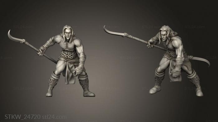 Military figurines (Cursed Sidhe Hunter, STKW_24720) 3D models for cnc