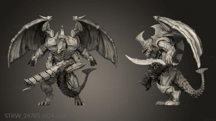 Military figurines (Alien Hive Lord AH, STKW_24785) 3D models for cnc