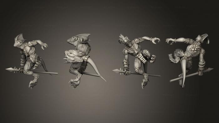Military figurines (Ankylosaur 01, STKW_2492) 3D models for cnc