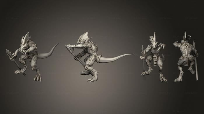 Military figurines (Ankylosaur 02, STKW_2493) 3D models for cnc