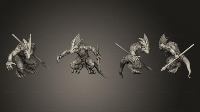 Military figurines (Ankylosaur 03, STKW_2494) 3D models for cnc