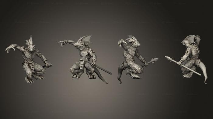 Military figurines (Ankylosaur 04, STKW_2495) 3D models for cnc