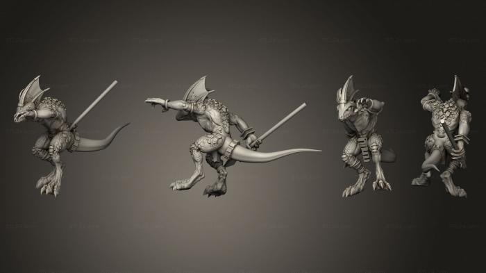 Military figurines (Ankylosaur 06, STKW_2497) 3D models for cnc
