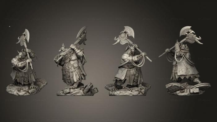 Military figurines (Anubian Brutes v 3, STKW_2505) 3D models for cnc