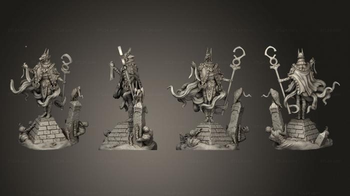 Military figurines (Anubian Priests v 3, STKW_2509) 3D models for cnc