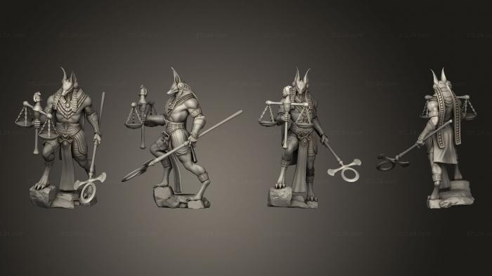 Military figurines (Anubis Avatar, STKW_2517) 3D models for cnc