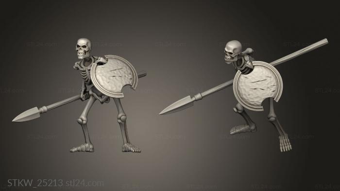 Ancient Undead Skeleton Spean