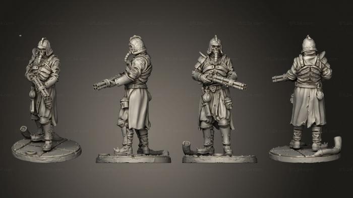 Military figurines (Arakhan Quicksilvereye 004, STKW_2553) 3D models for cnc