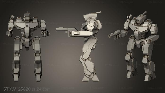 Military figurines (Light Mechs Stinger Cato Zilks, STKW_25820) 3D models for cnc