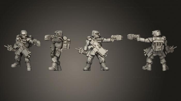 Military figurines (arcadia rifles stormguard atease 020, STKW_2590) 3D models for cnc