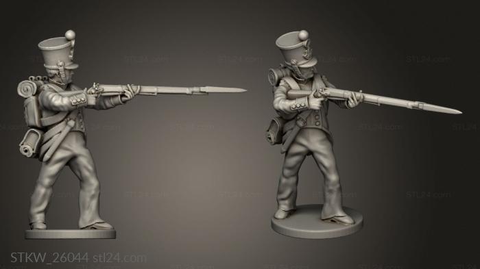 Military figurines (STKW_26044) 3D models for cnc