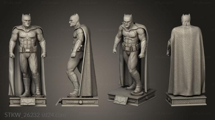 Military figurines (Batman Ben Affleck bras, STKW_26232) 3D models for cnc