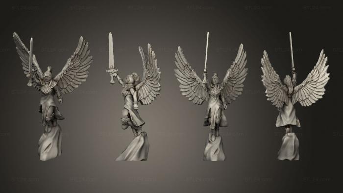 Military figurines (archangel miniature version 2, STKW_2624) 3D models for cnc