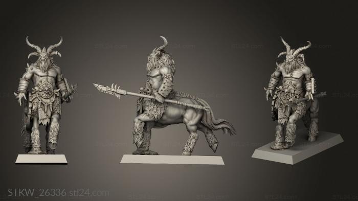 BEASTMEN CENTAURS FLAT